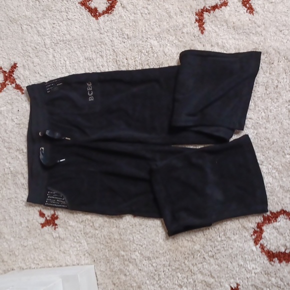 NWT-BCBG- Medium- Black Jumpsuit w/Simple but Bedazzled Hoodie and Pants! - Picture 6 of 8